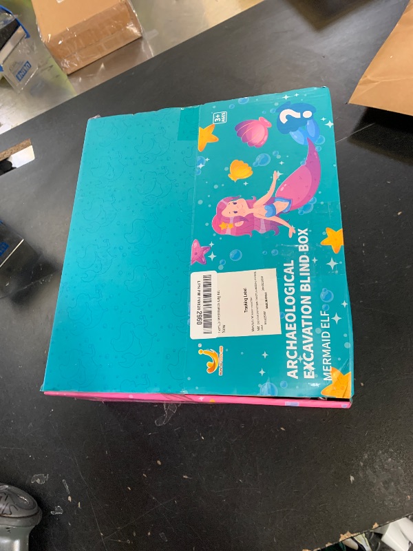 Photo 1 of **USED, INCOMPLETE** Hitish Mermaid Dig Kit, 11 Surprise Mermaid Discover, Great Science STEM Toys Mining Set, Ocean Party Favor Geology Gifts for Kids Girls, Age 3 4 5 6 7 8 and Up