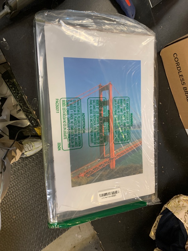 Photo 1 of upsimples 16x20 Picture Frame, Display Pictures 11x14 with Mat or 16 x 20 Without, Wall Hanging Poster Frame, Black, 1 Pack