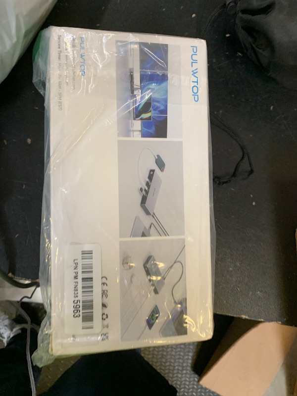 Photo 1 of Displaylink Docking Station, PULWTOP USB C DisplayLink Dock Triple Displays for MacBook M1/M2/M3/M4 Windows, 8K/4K@60Hz Displaylink Dock with 3HDMI, 3 Display Port, PD 30W,USB A/C 10Gbps, Ethernet