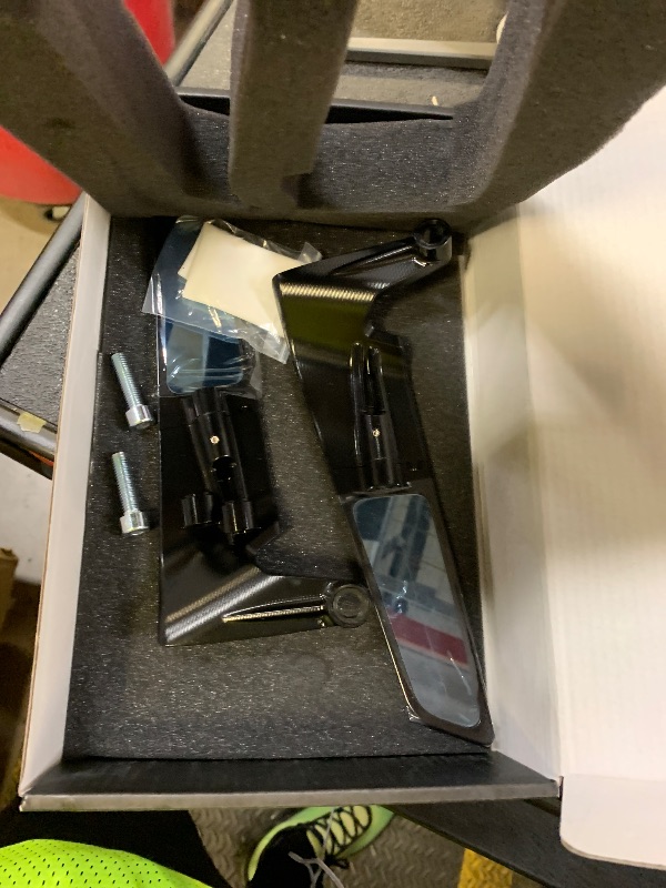 Photo 1 of XINGWU Motorcycle Rearview Mirror Adjustable Rotating Stealth Wind Wing Side Mirror CNC Upgrade for 1290 Super Duke R Evo ABS Z650 Z900 Z1000 V4 S1000 Street Bike