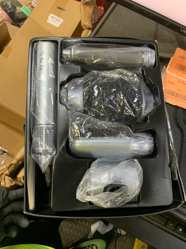 Photo 1 of Jiggl 5 in 1 Hot Air Multi Styler: Auto Wrap Curler & High Speed Hair Dryer Brush Set with Negative Ion - No Heat Damage/Fast Drying/Curling/Smoothing/Volumizing - for All Hair Types(Blue)