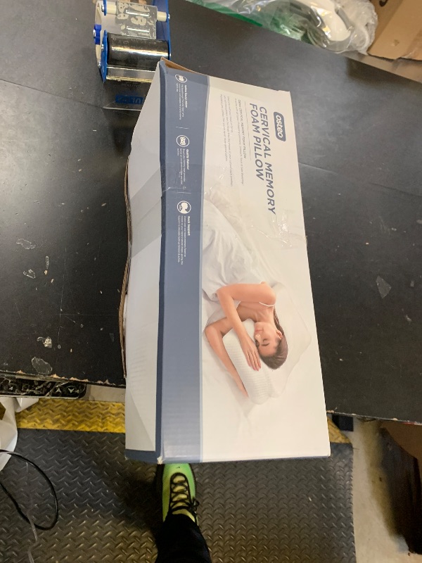 Photo 1 of ********STAINED*******
Osteo Cervical Pillow for Neck Pain Relief, Hollow Design Odorless Memory Foam Pillows with Cooling Case, Adjustable Orthopedic Bed Pillow for Sleeping, Support for Side Back Sleepers********READ CLERK COMMENTS*********