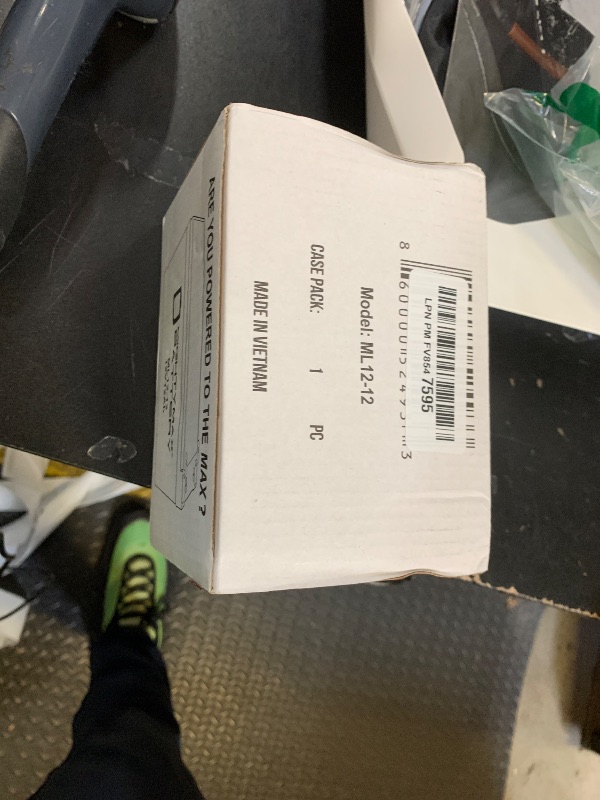 Photo 1 of **********DAMAGED*******
Mighty Max Battery ML12-12 - 12 Volt 12 AH SLA Battery Brand Product, Black