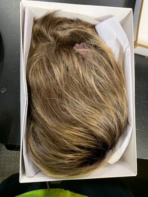 Photo 1 of Raquel Welch Trend Setter Mid-Length Shag Wig by Hairuwear, Average Cap Size, SS9/24 Shaded Iced Café Latte