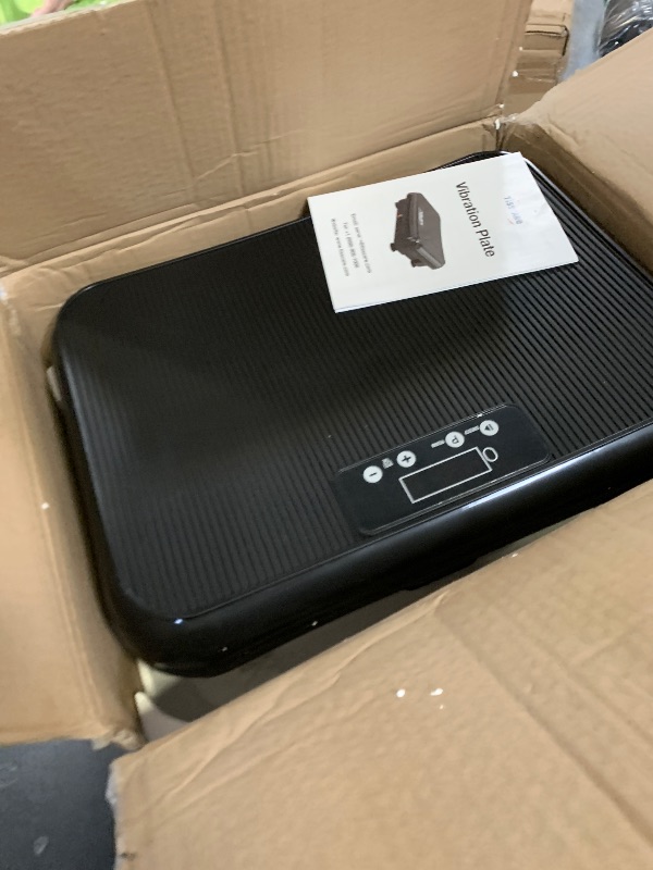 Photo 1 of TISSCARE Vibration Plate Exercise Machine Mini Vibrating Plates for Lymphatic Drainage and Weight Loss, 400Lbs Capacity Full Body Power Shake Workout Platform for Home Cardio Fitness