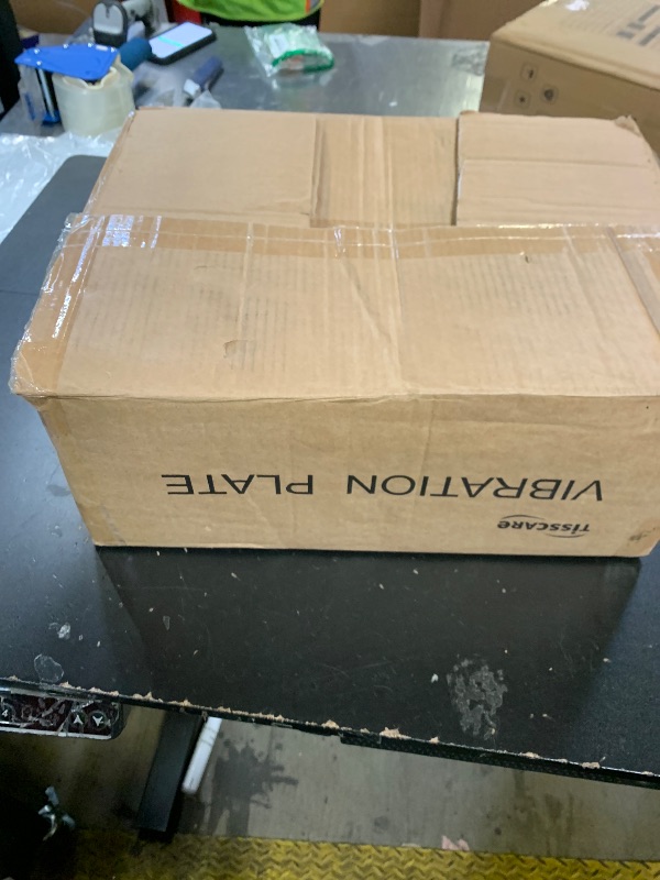 Photo 1 of TISSCARE Vibration Plate Exercise Machine Mini Vibrating Plates for Lymphatic Drainage and Weight Loss, 400Lbs Capacity Full Body Power Shake Workout Platform for Home Cardio Fitness