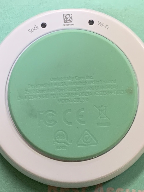 Photo 1 of Owlet Dream Sock - FDA-Cleared Smart Baby Monitor - Track Live Pulse (Heart) Rate, Oxygen in Infants - Receive Notifications - Dusty Rose