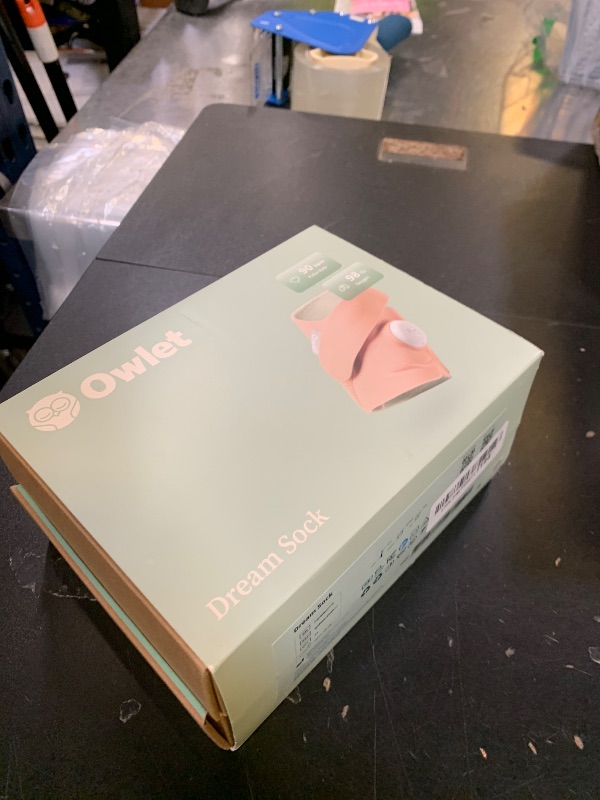 Photo 1 of Owlet Dream Sock - FDA-Cleared Smart Baby Monitor - Track Live Pulse (Heart) Rate, Oxygen in Infants - Receive Notifications - Dusty Rose