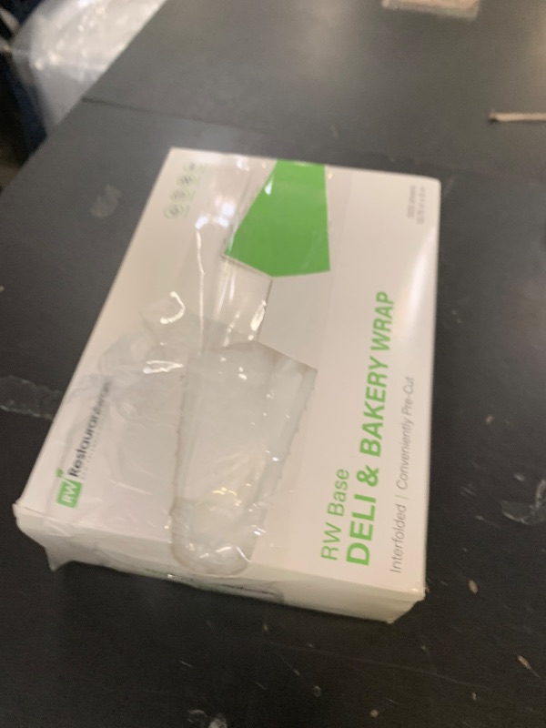 Photo 1 of Restaurantware-RW Base 10.75 x 8 Inch Plastic Deli Sheets, 1000 Interfolded Butcher Plastic Wraps - Pre-Cut, Disposable, Clear Sandwich Wrap Sheets, Microwavable, Freezable