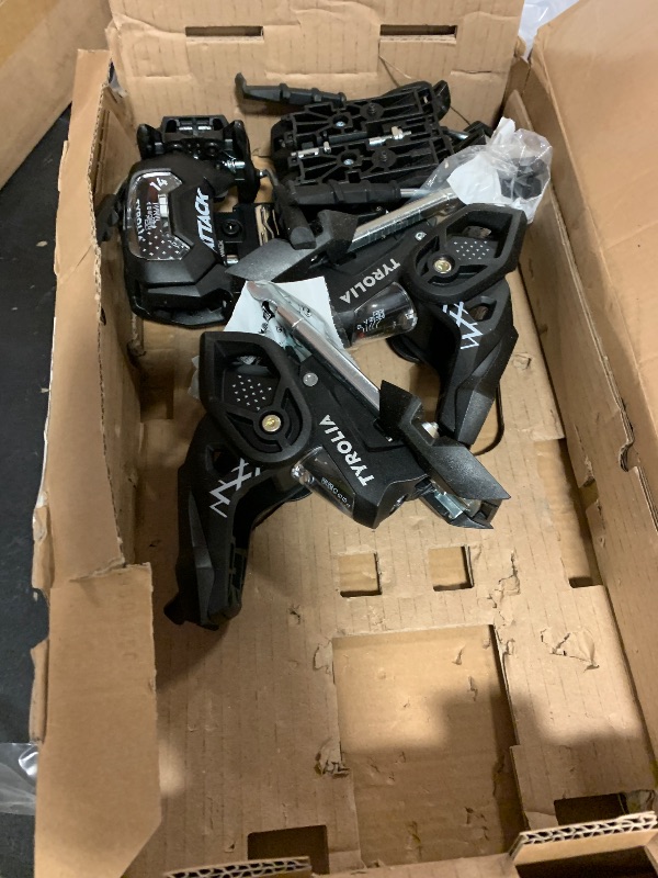 Photo 1 of Tyrolia Attack 14 GripWalk Alpine Ski Bindings (Solid Black, 85mm)