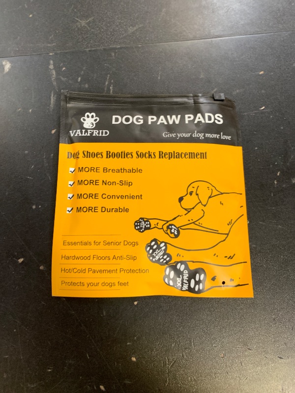 Photo 1 of ?VALFRID Dog Paw Pads for Dogs Traction,Toe Grips for Senior Dogs,Paw Stickers Strong Adhesive,Provides Traction on Slippery Hardwood Floor Multicolor L 48 Pieces