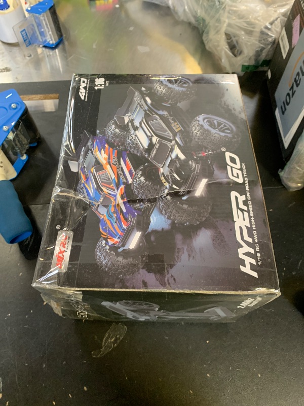 Photo 1 of HYPER GO H16BM 1/16 RTR Brushless High Speed Electric 4X4 Off-Road Fast RC Car, Max 42mph, RC Truck, Remote Control, 2 Lipo Batteries for Adult, Compatible with 3S Lipo