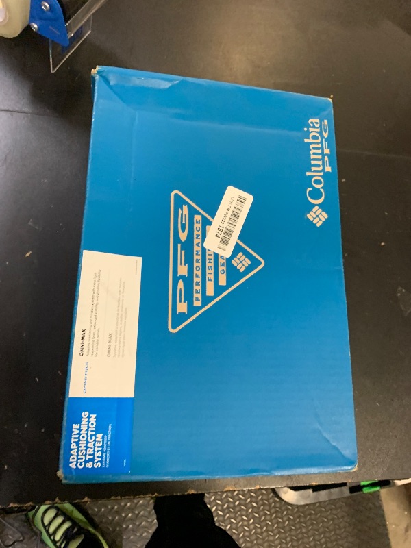 Photo 1 of **USED/STAINED** Columbia Womens PFG Castback Non Slip Boat Shoe, Sea Salt/ICY Morn, 9