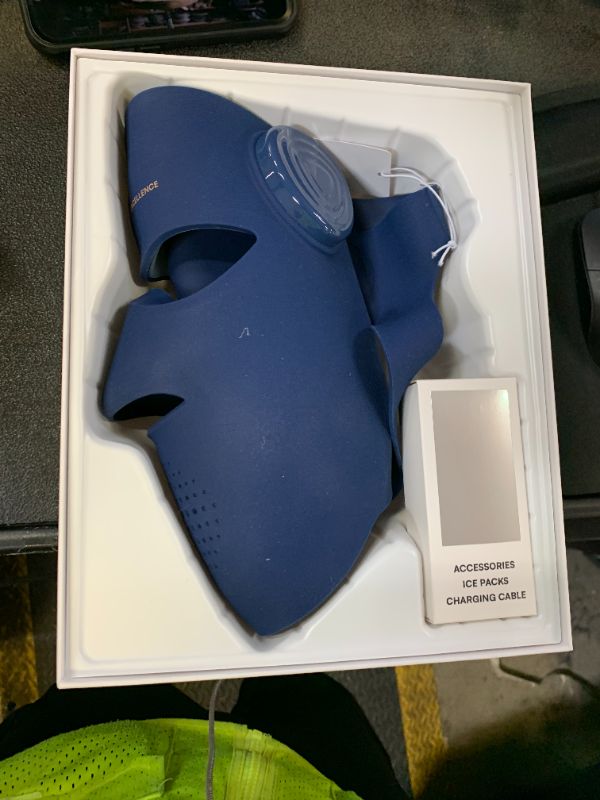 Photo 1 of INIA Glow 4D Wireless Red Light Therapy Mask for face – Dual NIR, 320 LEDs, 4 Modes, Under-Eye Cooling, Cordless & Rechargeable LED Face Mask for Home & Travel, Skincare Gifts for Women Mom Wife, Blue