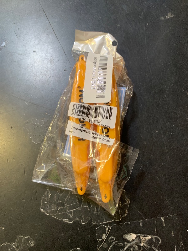 Photo 1 of 2-Pack Magnetic Stud Finder - No Batteries Required, Powerful Wall Stud Finder Magnet w/Arrows for Drywall & Wood, Easy-to-Use Stud Detector to Locate Screws, Nails, Metal Studs for Marking&Mounting