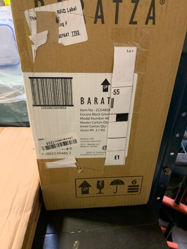 Photo 1 of Baratza Encore Coffee Grinder ZCG485BLK, Black