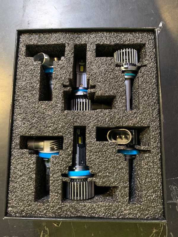 Photo 1 of ZSTOPCL Fit for Jeep Grand Cherokee 2014-2017 Light Bulbs, High/Low Beam Fog Light Bulbs Combo, 800% Brightness, 6000K Cool White, Plug and Play, Pack of 6