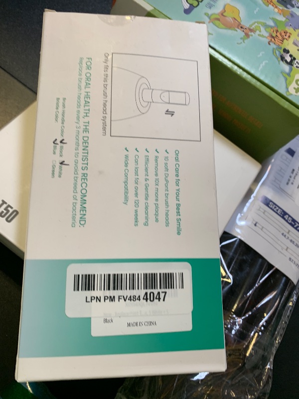 Photo 1 of 10 Pack Replacement Toothbrush Heads Compatible with AquaSonic Duo Series Home Dental Center, Electric Toothbrush Heads Compatible with Waterpik Complete Care 5.0/9.0, 5 White + 5 Black