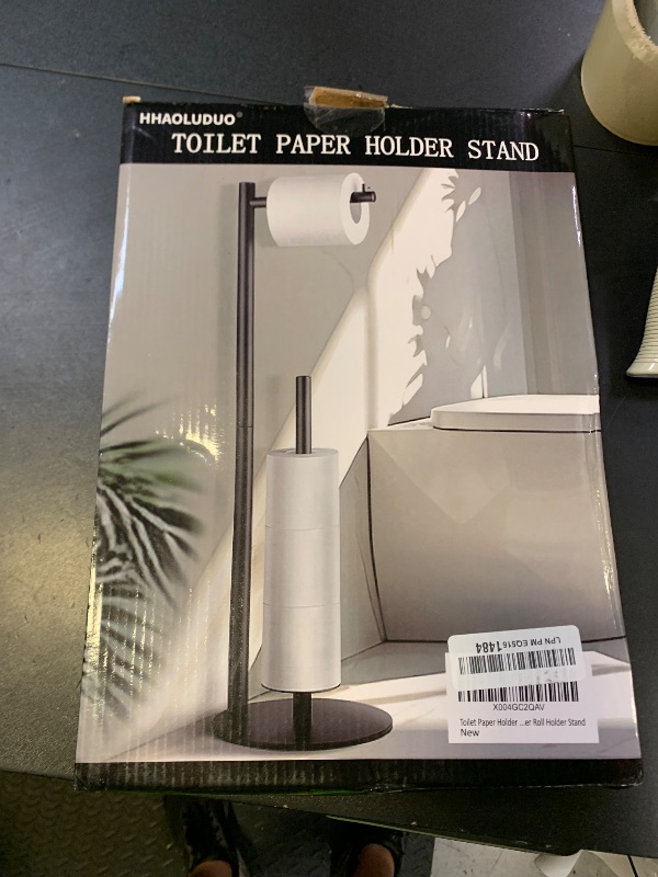 Photo 1 of Toilet Paper Holder Stand, Toilet Paper Storage Standing, Standing Toilet Paper Stand, Standing Toilets Paper Holder with Storage, Bathroom ToiletPaper Roll Stand
