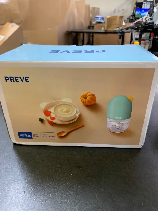 Photo 1 of Baby Food Maker, Baby Food Processor for Fruit, Vegatable, Meat, Small Food Chopper Puree Blender with 300ml Glass Bowl, Baby Essentials
