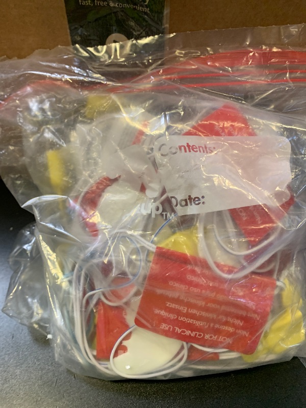 Photo 1 of LVCHEN 4 Pairs AED Pads - Reusable Adult AED Training Pads - AED Trainer Replacement Pads for Nurse Training and Student Learning