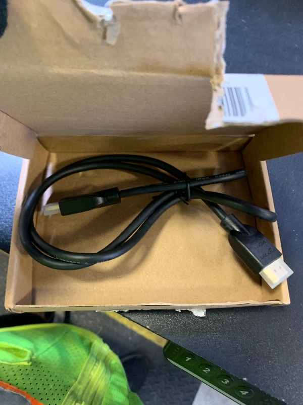 Photo 1 of Amazon Basics HDMI Cable, 3ft, 4K@60Hz, High-Speed 4K HDMI 2.0 Cord (18Gbps), 2160p, 48 bit, Compatible with TV/PS5/Xbox/Roku, Black