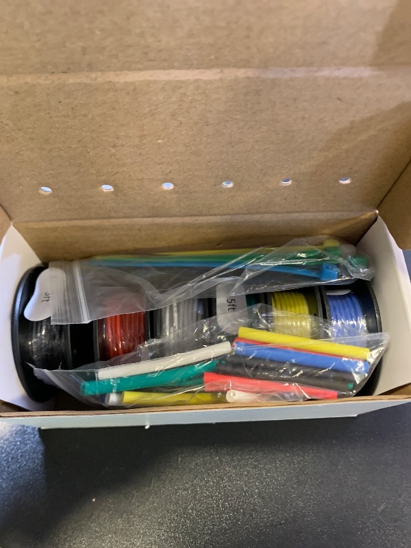 Photo 1 of Fermerry 22 AWG Stranded Wire Spool 5ft Each 6 Colors Flexible 22 Gauge Silicone Hook up Wire Kit Electrical Tinned Copper Wire