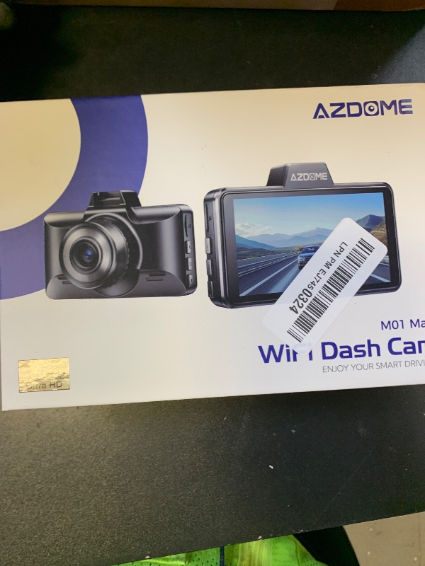 Photo 1 of AZDOME M01 Max UHD 4K Dash Cam Front and Rear, Built-in Wi-Fi, Free 64GB Card, App Control, 4K+1080 Dash Camera for Car, Built-in ADAS, G-Sensor, IP68 Waterproof, 24H Parking Mode Dashcam