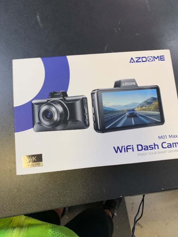 Photo 1 of AZDOME M01 Max UHD 4K Dash Cam Front and Rear, Built-in Wi-Fi, Free 64GB Card, App Control, 4K+1080 Dash Camera for Car, Built-in ADAS, G-Sensor, IP68 Waterproof, 24H Parking Mode Dashcam