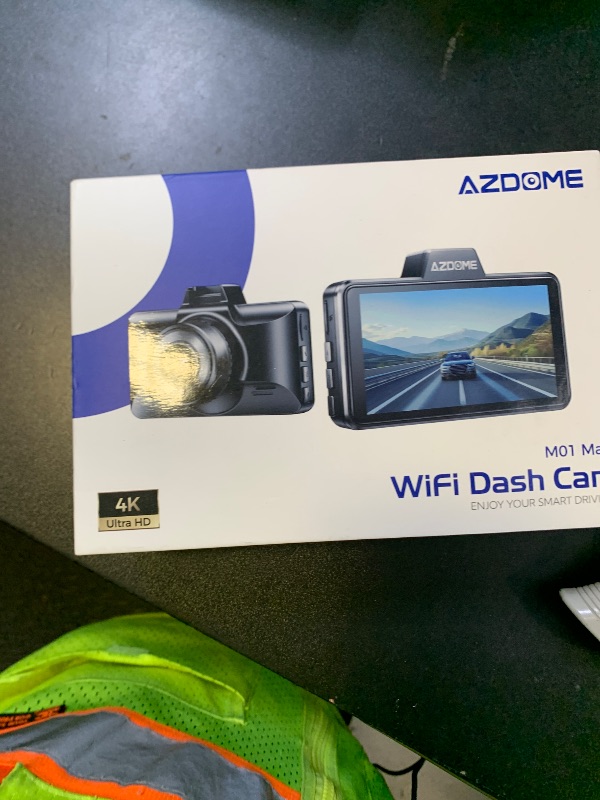 Photo 1 of AZDOME M01 Max UHD 4K Dash Cam Front and Rear, Built-in Wi-Fi, Free 64GB Card, App Control, 4K+1080 Dash Camera for Car, Built-in ADAS, G-Sensor, IP68 Waterproof, 24H Parking Mode Dashcam