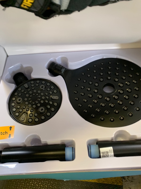 Photo 1 of MakeFit Dual Filtered Rain Shower Head Combo, High Pressure Handheld Shower Head with Adjustable Bar - Rainfall Shower Head And Showerhead with Filter for Hard Water - Removes Chlorine(Brushed Nickel)