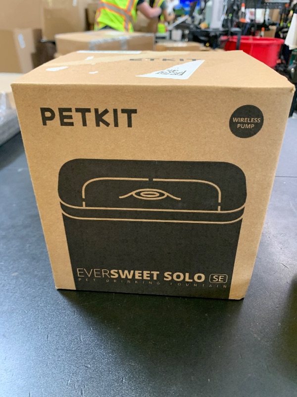 Photo 1 of PETKIT New Cat Water Fountain with Wireless Pump, Ultra Quiet 65oz/1.85L Pet Water Fountain for Cats and Dogs Inside, Detachable Design Easy to Clean and Assemble, Filters Included
