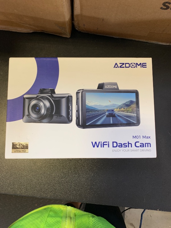 Photo 1 of AZDOME M01 Max UHD 4K Dash Cam Front and Rear, Built-in Wi-Fi, Free 64GB Card, App Control, 4K+1080 Dash Camera for Car, Built-in ADAS, G-Sensor, IP68 Waterproof, 24H Parking Mode Dashcam