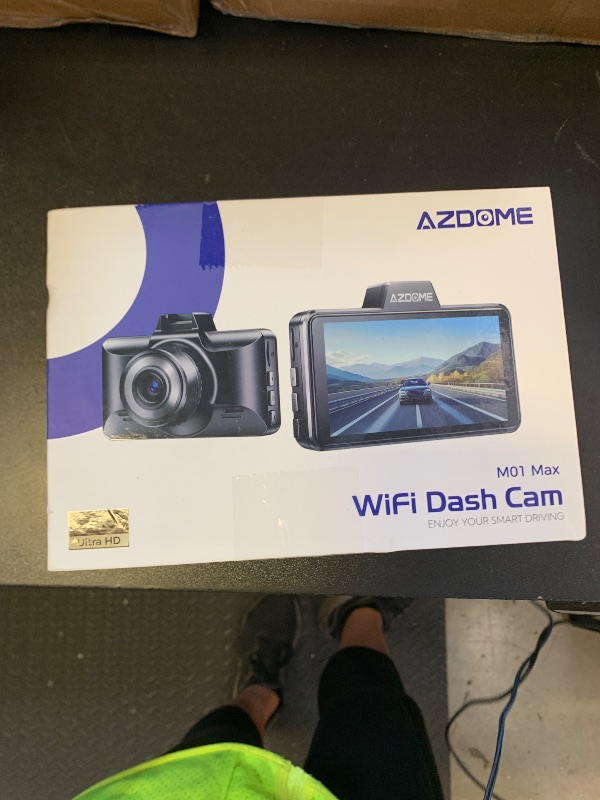 Photo 1 of AZDOME M01 Max UHD 4K Dash Cam Front and Rear, Built-in Wi-Fi, Free 64GB Card, App Control, 4K+1080 Dash Camera for Car, Built-in ADAS, G-Sensor, IP68 Waterproof, 24H Parking Mode Dashcam