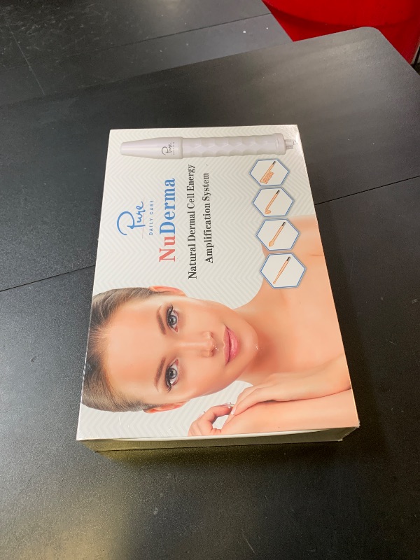 Photo 1 of Pure Daily Care NuDerma Handheld Skin Therapy Wand Machine w/Neon – Anti-Aging - Skin Tightening - Wrinkle Reducing - Dark Circles – Clarifying - Hair & Scalp Stimulator