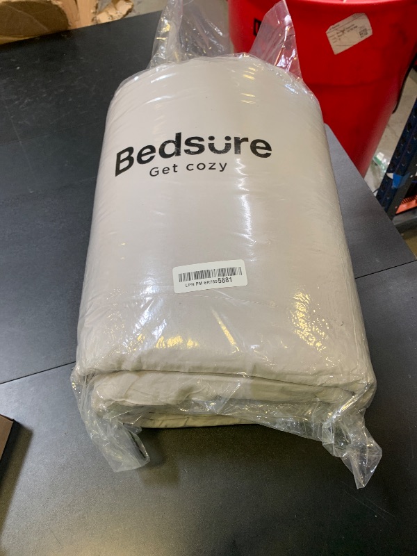 Photo 1 of Bedsure Comforter Duvet Insert - Quilted Comforters Cal King Size, All Season Duvet, GentleSoft Down Alternative Bedding, with 8 Tabs, Gifts for Women/Men, Linen, California King 96 X 102 Inches