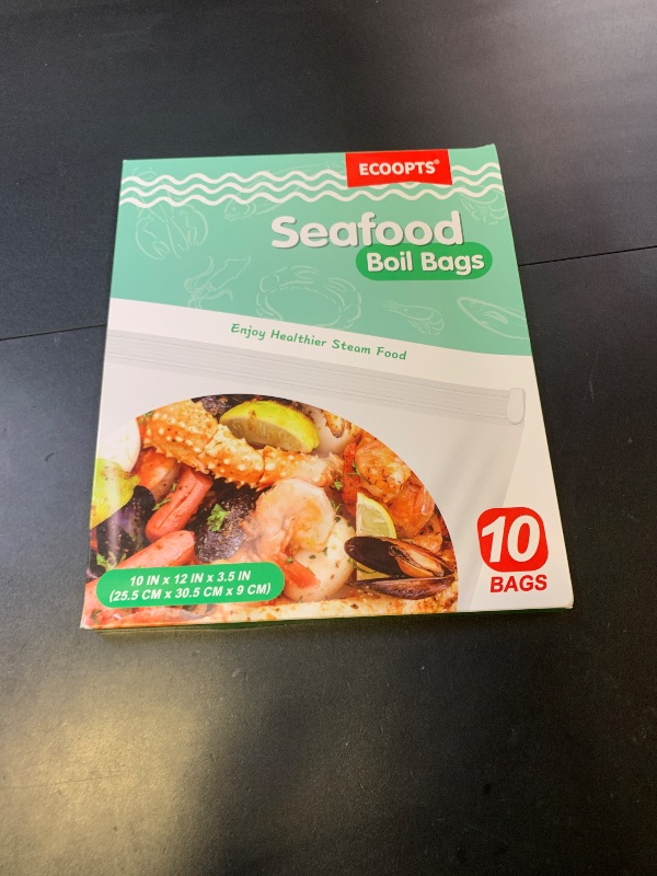 Photo 1 of 10×Seafood Boil Bags Medium Size Boil Bag for fish, crab, shrimp, and veggies - cooking and storage bag (Medium)