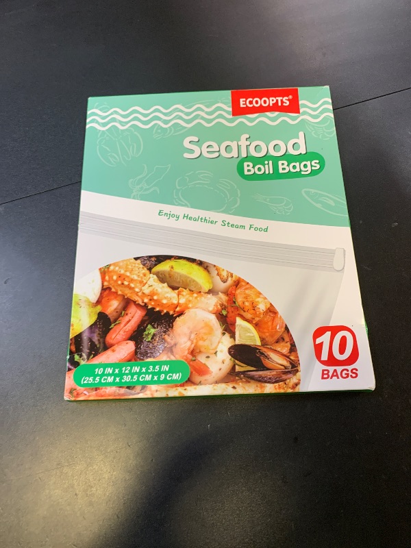 Photo 1 of 10×Seafood Boil Bags Medium Size Boil Bag for fish, crab, shrimp, and veggies - cooking and storage bag (Medium)