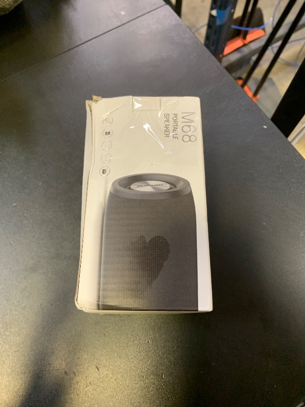 Photo 1 of Bluetooth Speaker,MusiBaby M68 Small Portable Speaker:Speaker with BT5.3,Waterproof,Wireless,Bass,HD Sound,24H Playtime for Outdoor?Beach,Party,Stocking Stuffers,White Elephant Gifts(Blk)