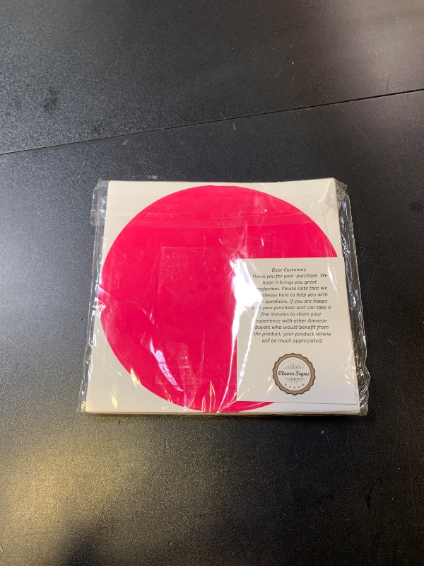 Photo 1 of 60 Pack 6'' Size Dry Erase Dots for Classroom Tables, Peel and Stick Removeable Circle Vinyl Sticker Spots for Whiteboards, Desks, Wall Decals, Student, Teacher School Supplies, 6 Colors.