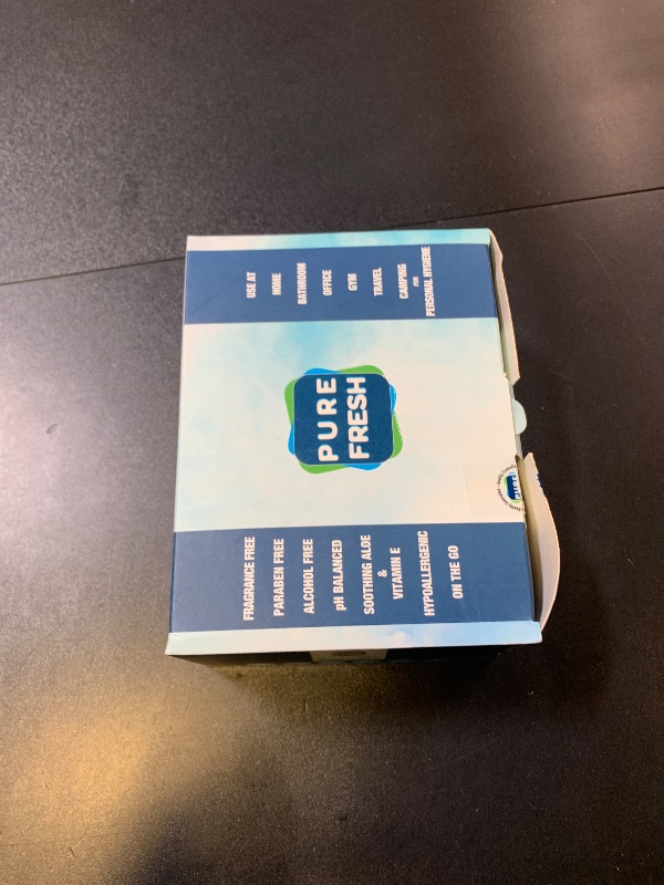 Photo 1 of PureFresh Wet Wipes Flushable Individually Wrapped for Travel 40 Singles