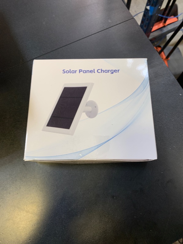 Photo 1 of Solar Panel for Ring Camera, 4W Solar Charger Compatible with Ring Spotlight &Stick Up Outdoor Cam Battery, 10FT/3M Long Cable with USB-C to Ring Barrel Plug Adapter, Black