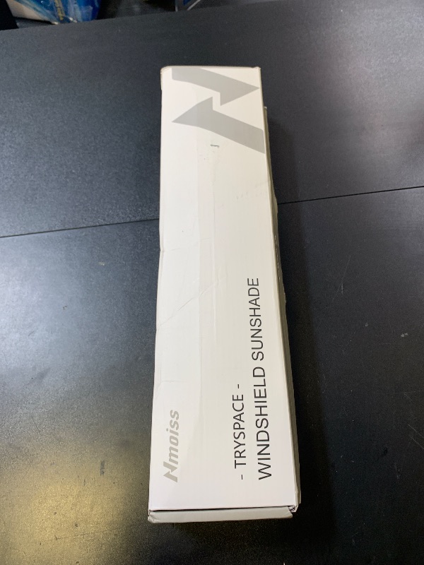 Photo 1 of [2025 Upgraded] Nmoiss Windshield Sunshade Umbrella Car - [Vinyl Coating Heat Shield] Protect Car from Sun Rays & Heat Damage Keep Cool and Protect Interior X-Small (52" L x 28" W)