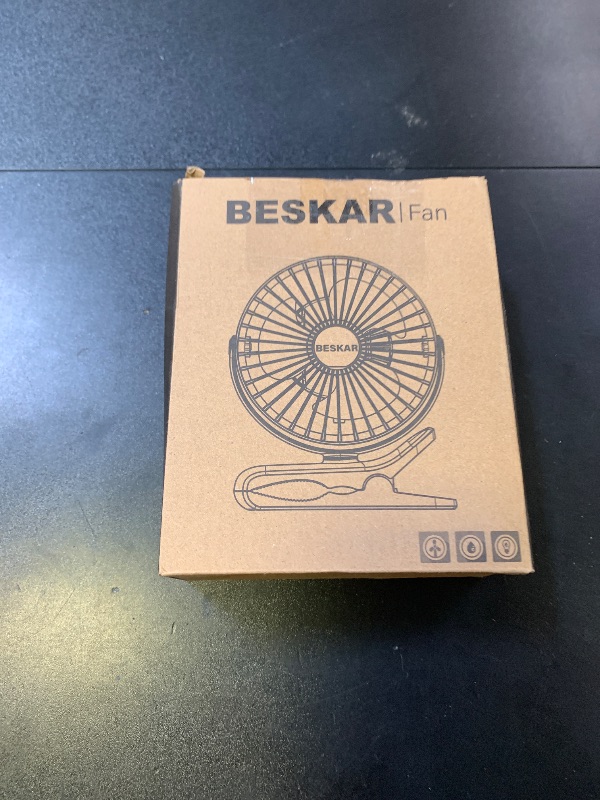 Photo 1 of BESKAR Small Clip on Fan, 3 Speeds USB Fans with Strong Airflow, Clip & Desk Fans USB Plug in with Sturdy Clamp - Ultra Quiet operation for Office Dorm Bedroom Stroller