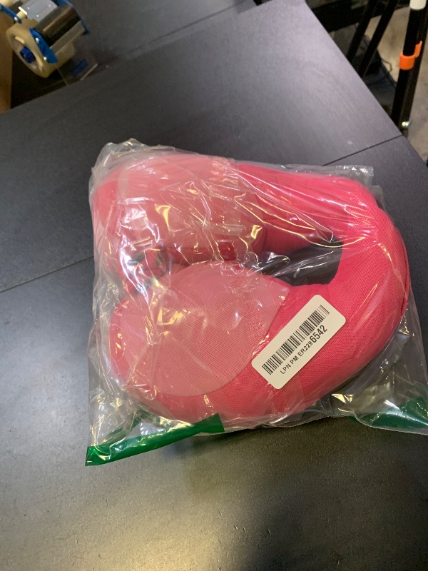 Photo 1 of INFANZIA Kids Chin Supporting Travel Neck Pillow, Helps Support Head and Neck, Comfortably Designed for Head, Neck, and Chin Support - Gifts for Toddler/Child/Kids, Pink
