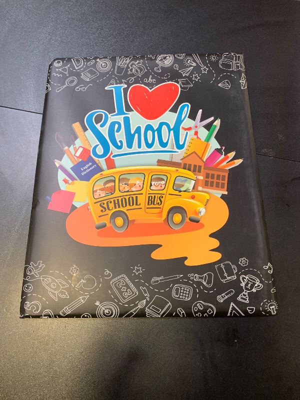 Photo 1 of PETCEE First Day of School Board Sign - 11"x14" Double Sided Reusable and Erasable 1st First & Last Day of Preschool Pre-K Chalkboard Sign Photo Prop Gift Back to School Supplies for Kids Son Daughter