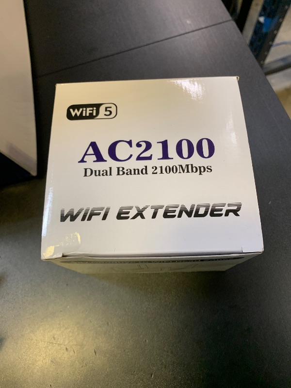 Photo 1 of 2025 AC2100 WiFi Extender - WiFi Extender Signal Booster with Gigabit Ethernet Port, WiFi Booster Dual-Band(5.8G&2.4G) Coverage to 12888 sp.ft, Faster Speed, Compatible with Multiple Devices