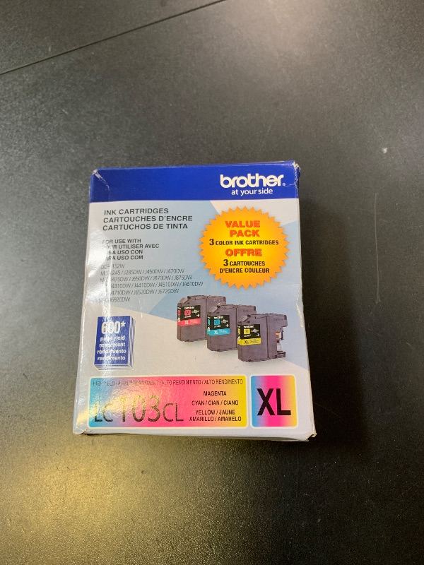 Photo 1 of Brother LC103 Ink Cartridge ( Cyan,Magenta,Yellow , ) by Brother