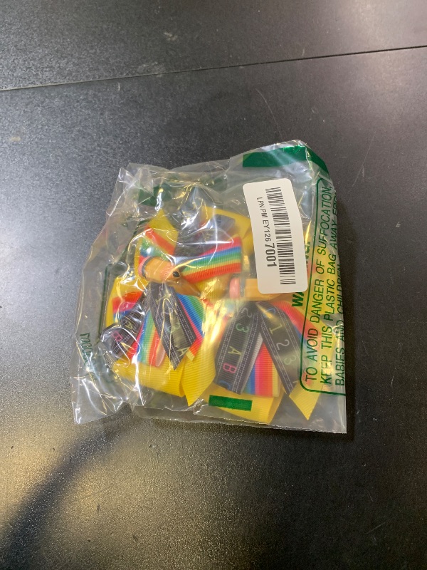 Photo 1 of Back to School Bow Hair Clip, ABC 123 Pencil Rainbow Clips First Day of School Accessories for Kids, Toddler & Preschool Girls?2PCS?