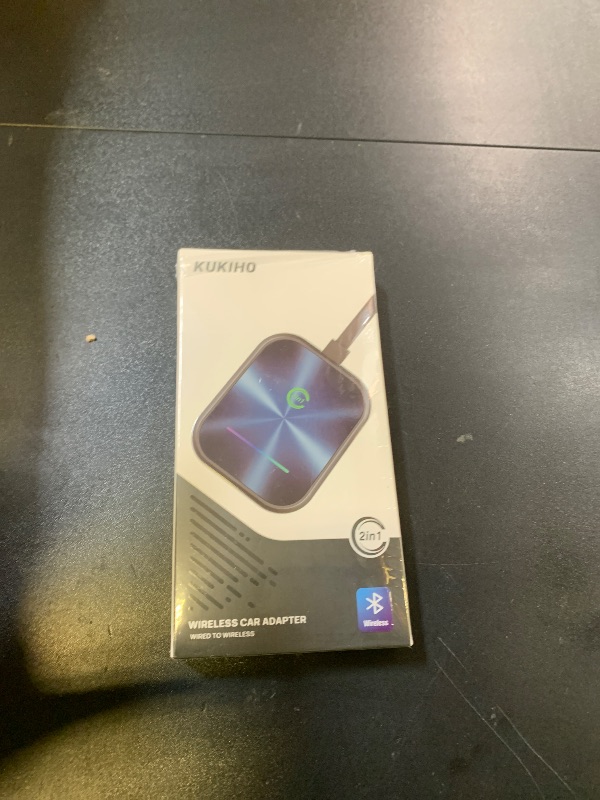 Photo 1 of Wireless CarPlay Adapter for iPhone, 2 in 1 Wireless CarPlay and Android Auto Adapter Converts Factory Wired to Wireless, Plug and Play Car Play Adapter with Stable Control and No Delay